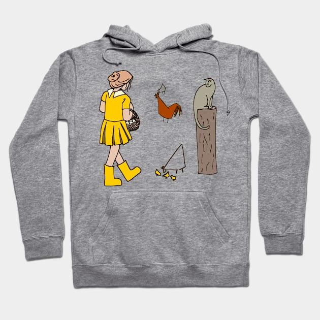 Farm Life Gal Hoodie by Jaana Day